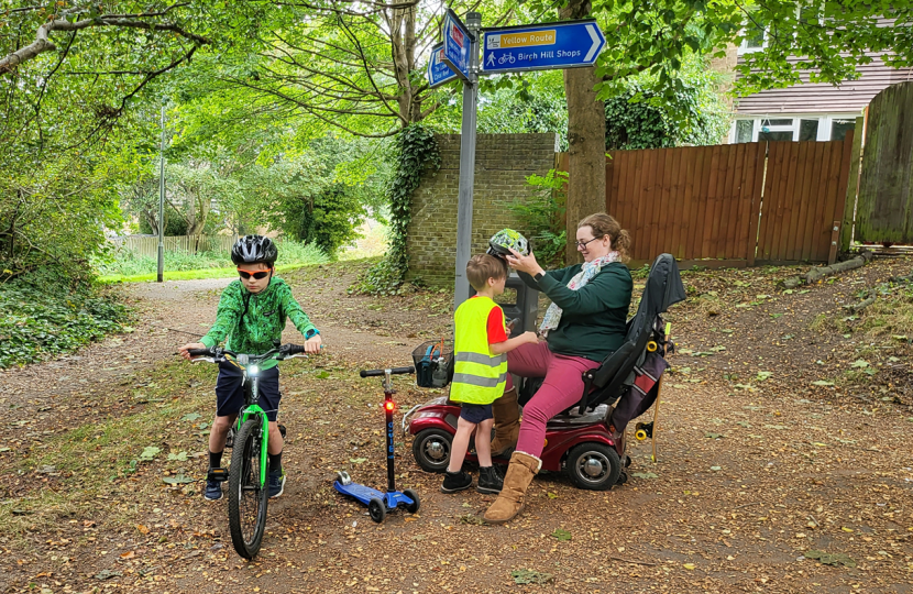 Bike to school in Bracknell