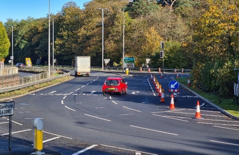 Bracknell Sports Centre Roundabout 