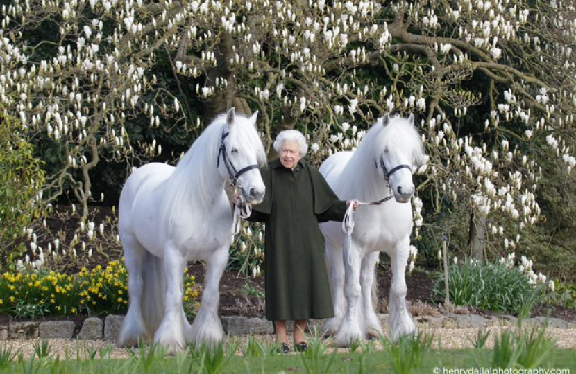 Her Majesty the Queen on her 96th birthday