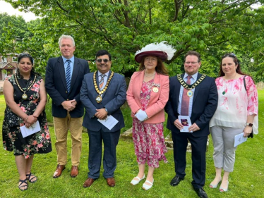 Platinum Jubilee tree planting in Bracknell